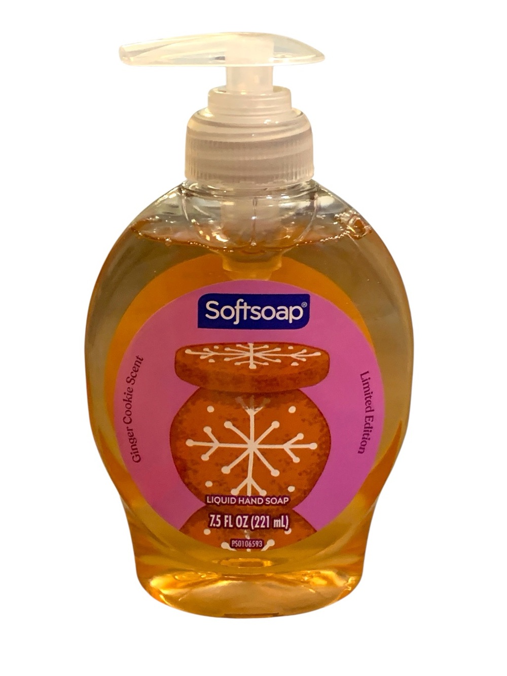 New Softsoap Limited Edition Ginger Cookie Scent Liquid Hand Soap Pump 7.5oz